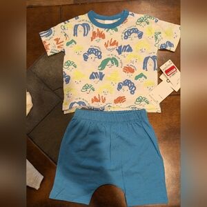Kids Dinosaur Print Matching Set